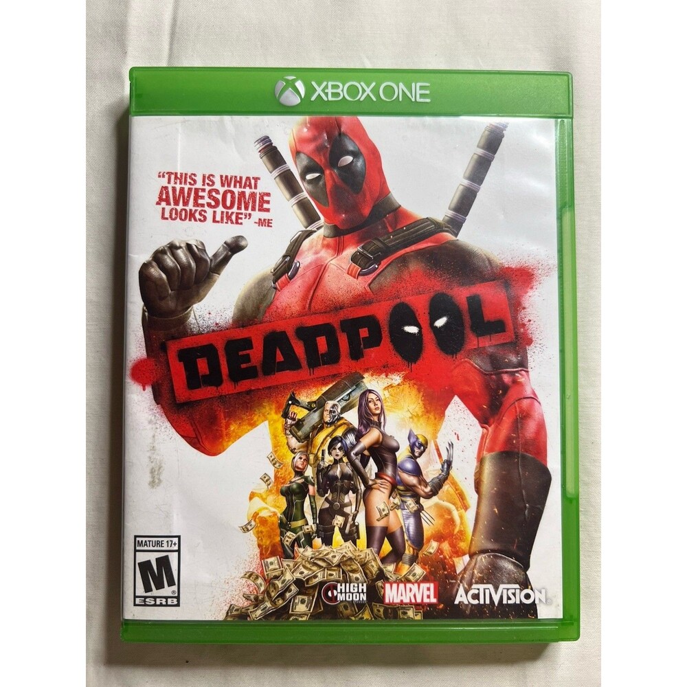 Deadpool (Microsoft Xbox One, 2015) Tested And Working Very Clean No Scratches